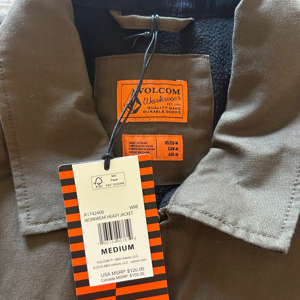 Volcom Workwear Jacket - Picture 2 of 3